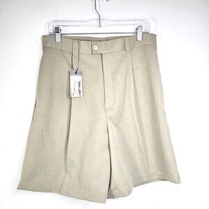 Greg Norman Women's Golf Galaxy Play Dry Performance Grey Beige Shorts NWT